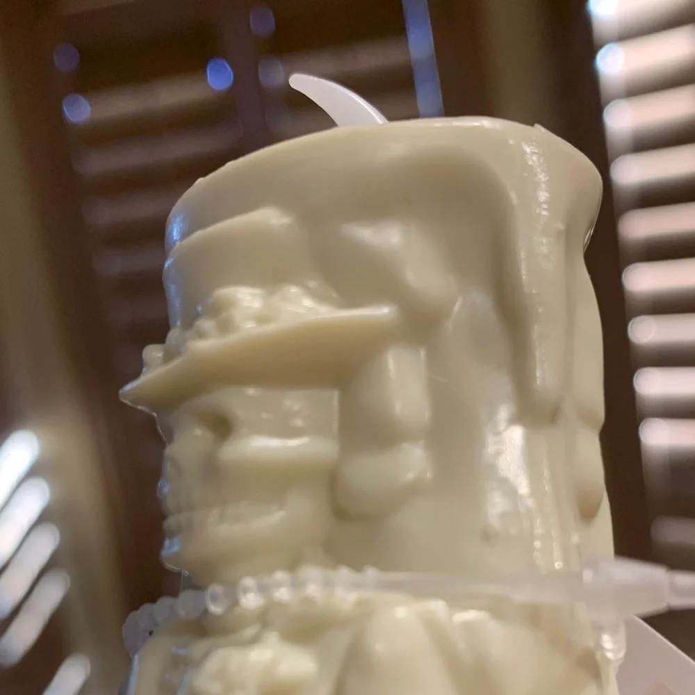 Vampira Silver Photo Frame w Black Skull Mug & cream Candle Halloween decor - Picture 10 of 16